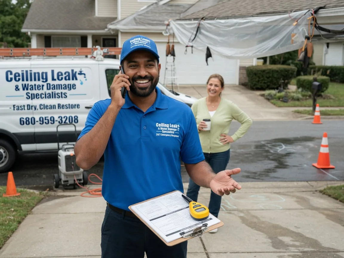 Ceiling Leak Cleanup Park Ridge, IL FAQs